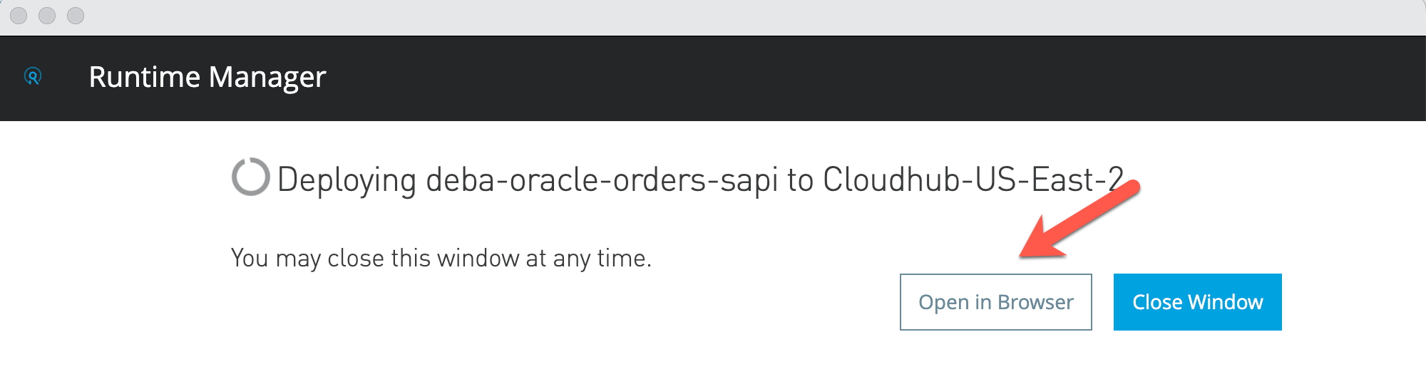 CloudHub deploy 4